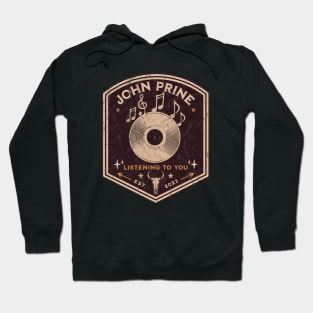 listening vintage vinyl v7 Hoodie